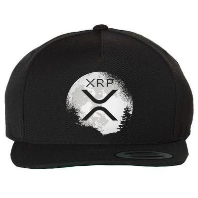 Xrp Hodl To The Moon Crypto Wool Snapback Cap