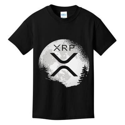 Xrp Hodl To The Moon Crypto Kids T-Shirt