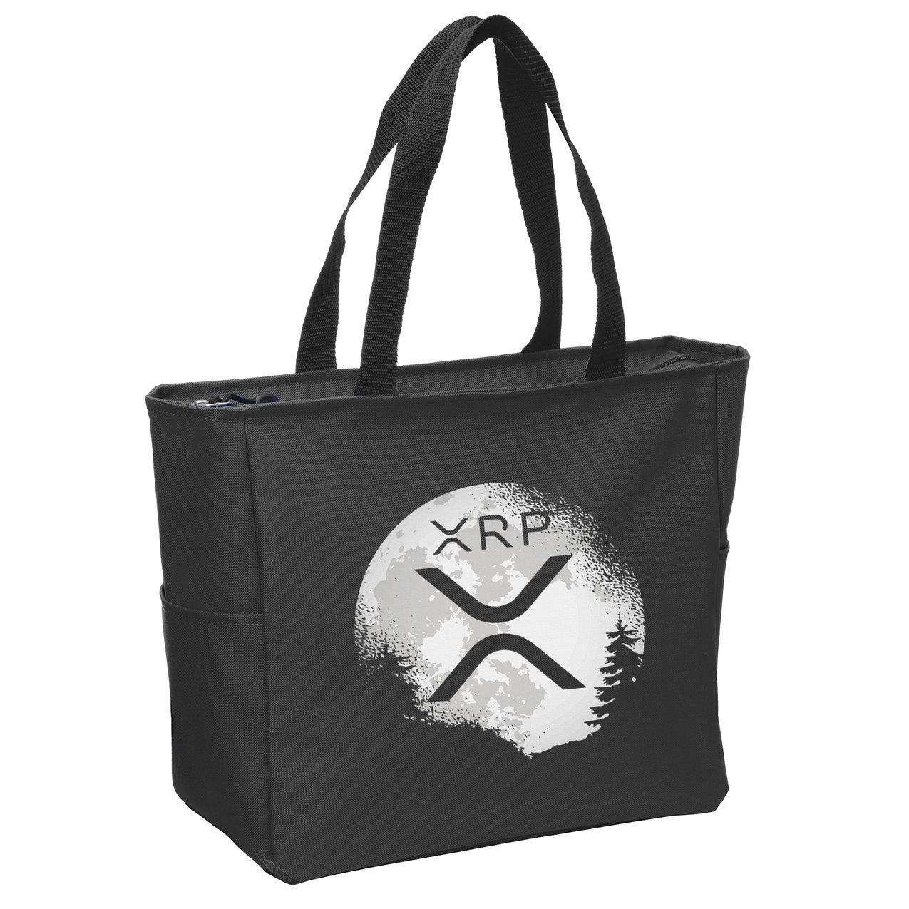 Xrp Hodl To The Moon Crypto Zip Tote Bag