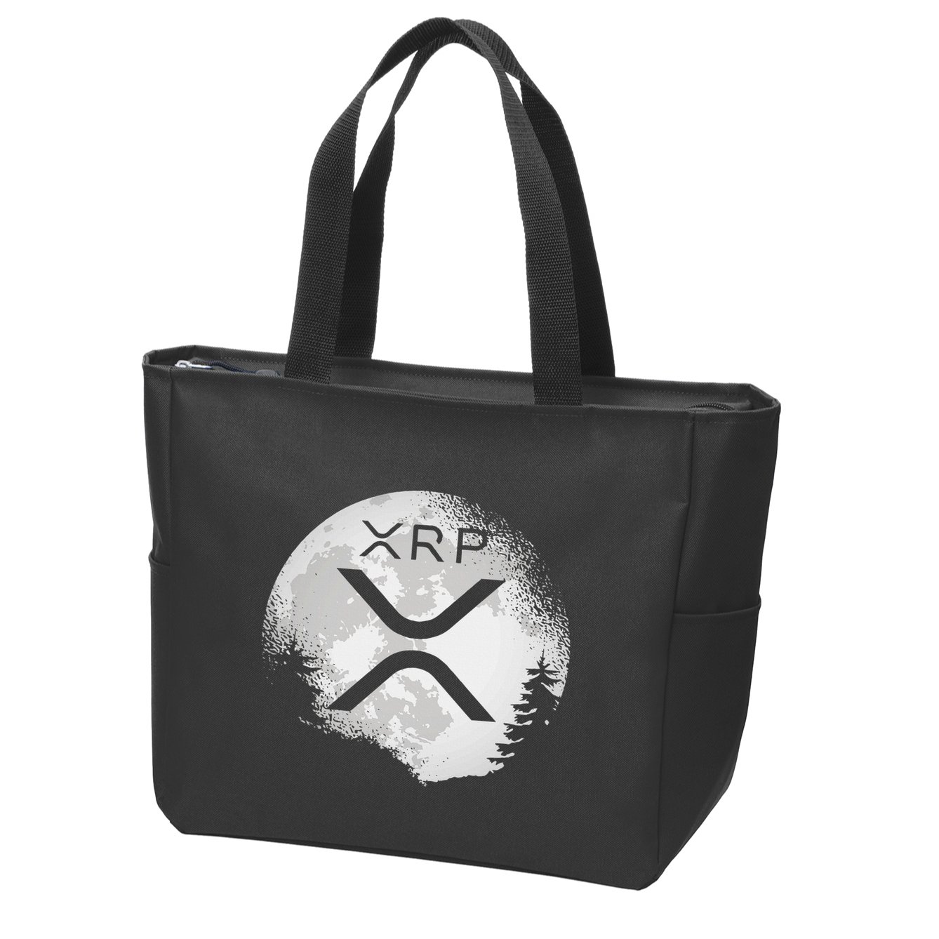 Xrp Hodl To The Moon Crypto Zip Tote Bag