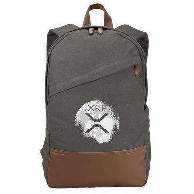 Xrp Hodl To The Moon Crypto Cotton Canvas Backpack