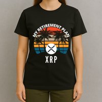 XRP Is My Retirement Plan XRP Ripple Logo XRP Cryptocurrency T-Shirt