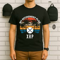 XRP Is My Retirement Plan XRP Ripple Logo XRP Cryptocurrency T-Shirt