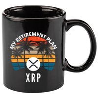 XRP Is My Retirement Plan XRP Ripple Logo XRP Cryptocurrency 11oz C Handle Ceramic Mug