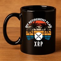 XRP Is My Retirement Plan XRP Ripple Logo XRP Cryptocurrency 11oz C Handle Ceramic Mug