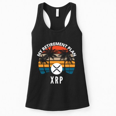 XRP Is My Retirement Plan XRP Ripple Logo XRP Cryptocurrency Womens Tank Top