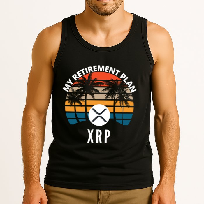 XRP Is My Retirement Plan XRP Ripple Logo XRP Cryptocurrency Tank Top