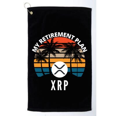 XRP Is My Retirement Plan XRP Ripple Logo XRP Cryptocurrency Golf Towel