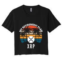 XRP Is My Retirement Plan XRP Ripple Logo XRP Cryptocurrency Crop Top