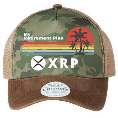 XRP Is My Retirement Plan, XRP Ripple Logo, Cryptocurrency Legacy Tie Dye Trucker Hat