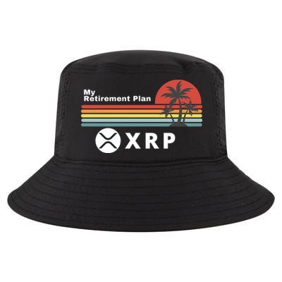 XRP Is My Retirement Plan, XRP Ripple Logo, Cryptocurrency Cool Comfort Performance Bucket Hat
