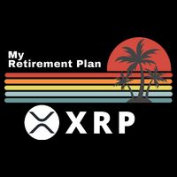 XRP Is My Retirement Plan, XRP Ripple Logo, Cryptocurrency Backpack