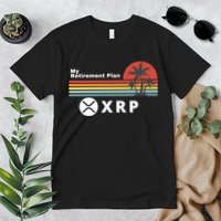 XRP Is My Retirement Plan, XRP Ripple Logo, Cryptocurrency Premium T-Shirt