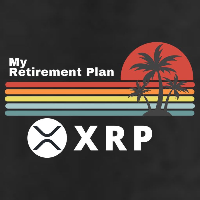 XRP Is My Retirement Plan, XRP Ripple Logo, Cryptocurrency Trucker Hat