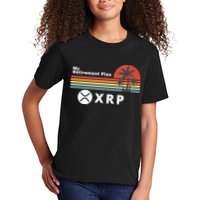 XRP Is My Retirement Plan, XRP Ripple Logo, Cryptocurrency Kids T-Shirt