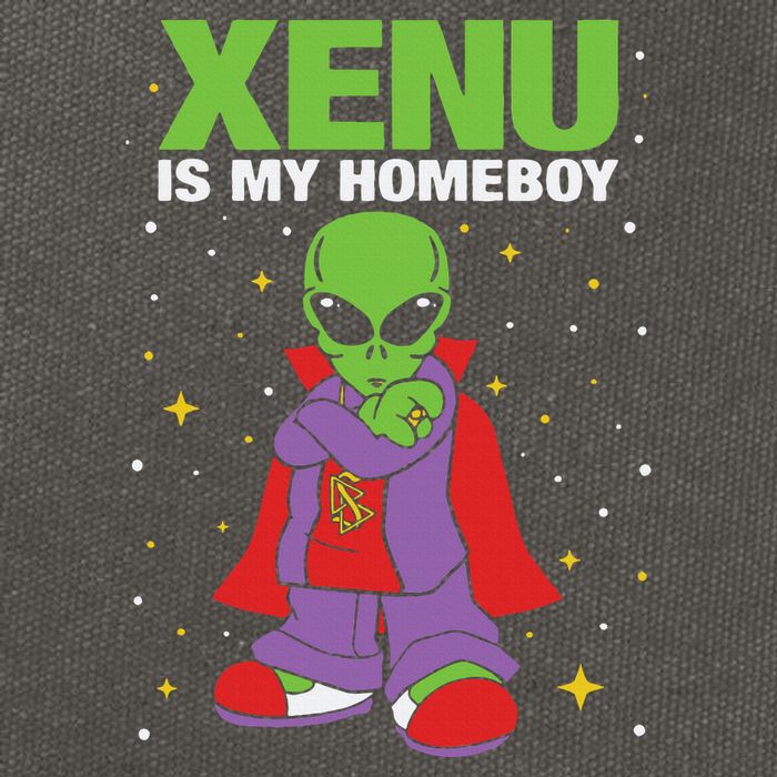 Xenu Is My Homie Cotton Canvas Backpack