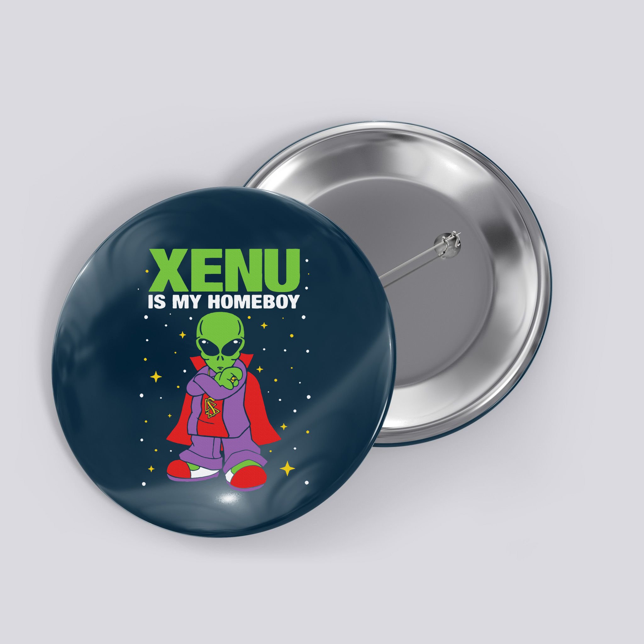 Xenu Is My Homie Button