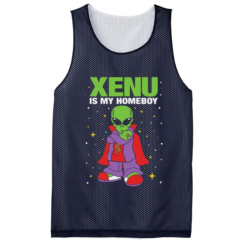 Xenu Is My Homie Mesh Reversible Basketball Jersey Tank