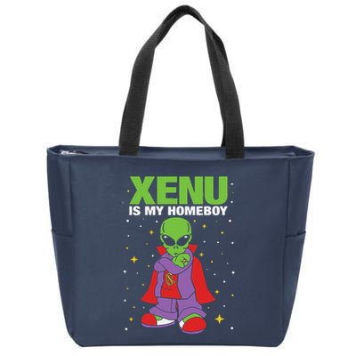 Xenu Is My Homie Zip Tote Bag