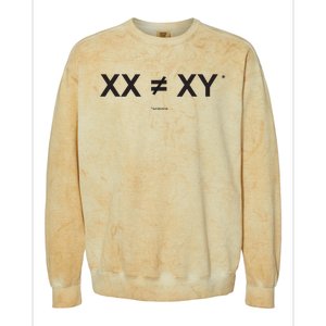 XX Is Not The Same As XY Science (Genetics Chromasome) (C) Colorblast Crewneck Sweatshirt