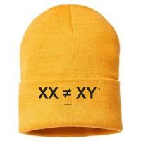 XX Is Not The Same As XY Science (Genetics Chromasome) (C) Sustainable Knit Beanie