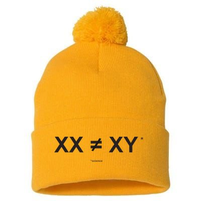 XX Is Not The Same As XY Science (Genetics Chromasome) (C) Pom Pom 12in Knit Beanie