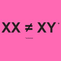 XX Is Not The Same As XY Science (Genetics Chromasome) (C) Stripe Pom Pom Beanie