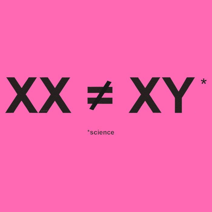 XX Is Not The Same As XY Science (Genetics Chromasome) (C) Stripe Pom Pom Beanie