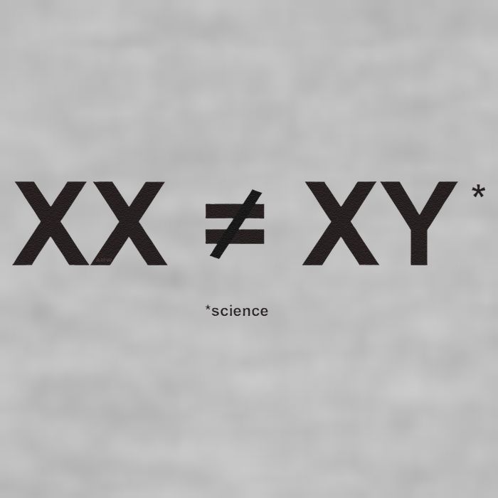 XX Is Not The Same As XY Science (Genetics Chromasome) (C) Ladies PosiCharge Tri-Blend Wicking Tank