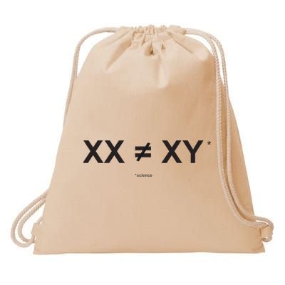XX Is Not The Same As XY Science (Genetics Chromasome) (C) Drawstring Bag