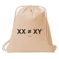 XX Is Not The Same As XY Science (Genetics Chromasome) (C) Drawstring Bag