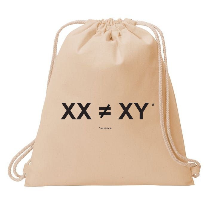 XX Is Not The Same As XY Science (Genetics Chromasome) (C) Drawstring Bag