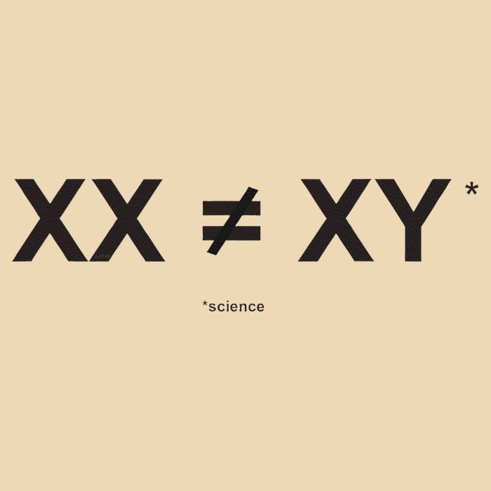 XX Is Not The Same As XY Science (Genetics Chromasome) (C) Drawstring Bag