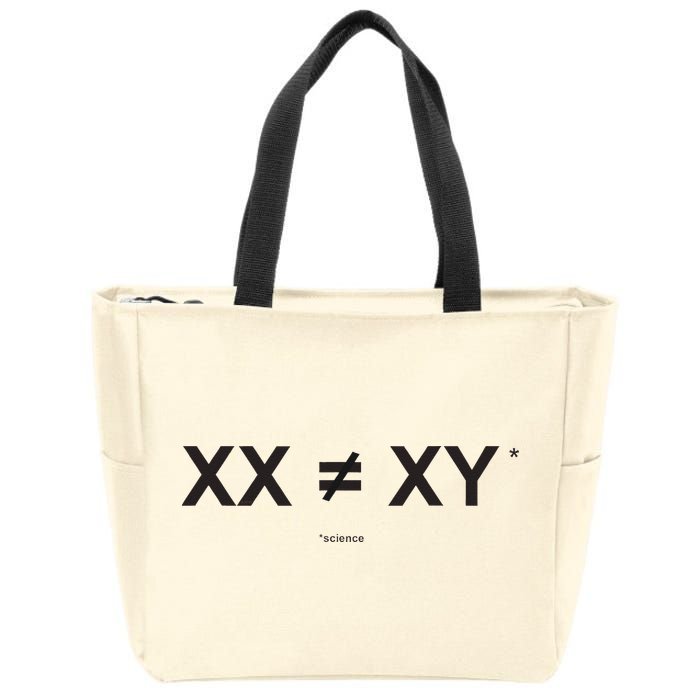 XX Is Not The Same As XY Science (Genetics Chromasome) (C) Zip Tote Bag