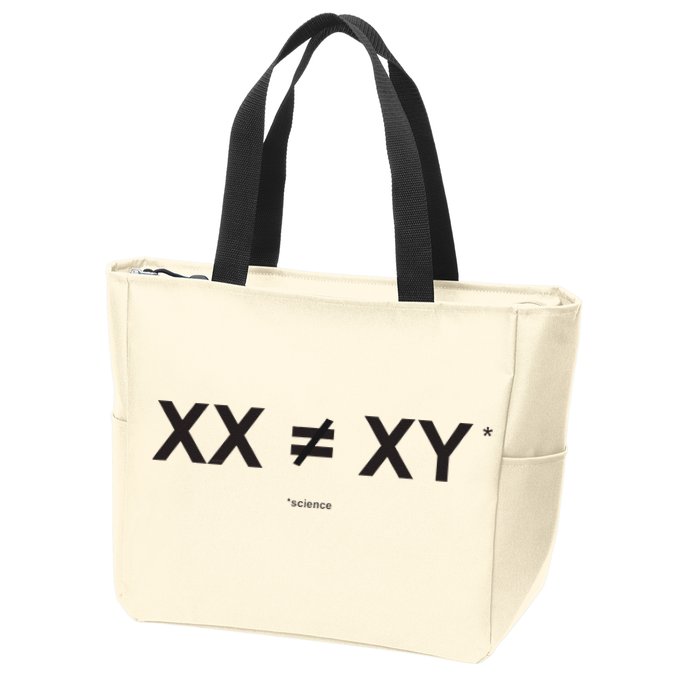 XX Is Not The Same As XY Science (Genetics Chromasome) (C) Zip Tote Bag