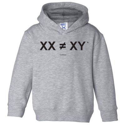 XX Is Not The Same As XY Science (Genetics Chromasome) (C) Toddler Hoodie