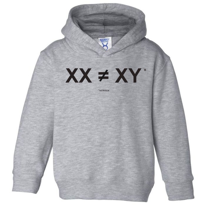 XX Is Not The Same As XY Science (Genetics Chromasome) (C) Toddler Hoodie