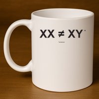 XX Is Not The Same As XY Science (Genetics Chromasome) (C) 11oz C Handle Ceramic Mug