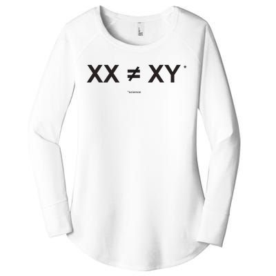 XX Is Not The Same As XY Science (Genetics Chromasome) (C) Women's Perfect Tri Tunic Long Sleeve Shirt