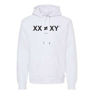 XX Is Not The Same As XY Science (Genetics Chromasome) (C) Premium Hoodie