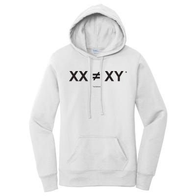 XX Is Not The Same As XY Science (Genetics Chromasome) (C) Women's Pullover Hoodie