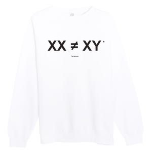 XX Is Not The Same As XY Science (Genetics Chromasome) (C) Premium Crewneck Sweatshirt