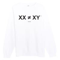 XX Is Not The Same As XY Science (Genetics Chromasome) (C) Premium Crewneck Sweatshirt