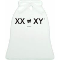 XX Is Not The Same As XY Science (Genetics Chromasome) (C) Ceramic Bell Ornament