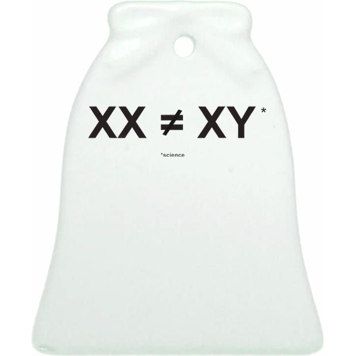 XX Is Not The Same As XY Science (Genetics Chromasome) (C) Ceramic Bell Ornament