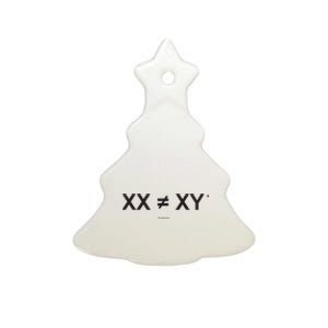 XX Is Not The Same As XY Science (Genetics Chromasome) (C) Ceramic Tree Ornament