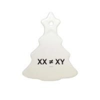 XX Is Not The Same As XY Science (Genetics Chromasome) (C) Ceramic Tree Ornament