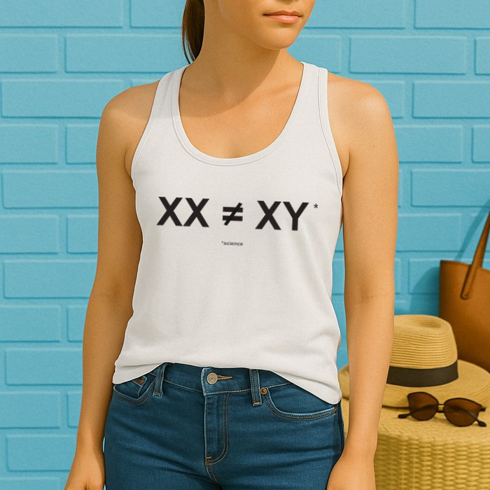 XX Is Not The Same As XY Science (Genetics Chromasome) (C) Womens Tank Top