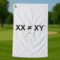 XX Is Not The Same As XY Science (Genetics Chromasome) (C) Golf Towel