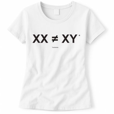 XX Is Not The Same As XY Science (Genetics Chromasome) (C) Womens T-Shirt